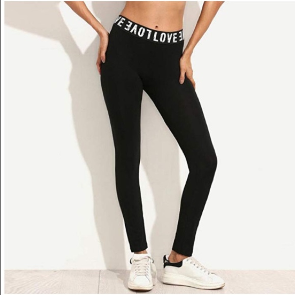 LOVE Leggings ONE LEFT (fits a M/L) - Picture 2 of 7